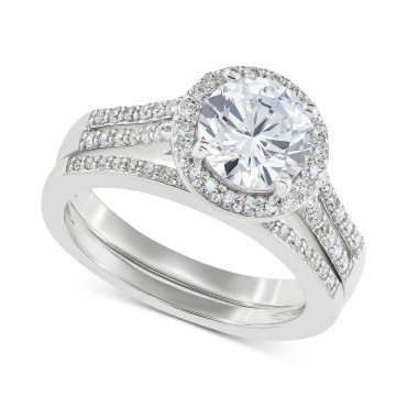 Cubic Zirconia Bridal Set (4 ct.) Cubic Zirconia Brida...
