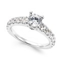 Diamond Engagement Ring in 14k White Gold (2 ct.)