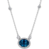 Blue Topaz (2 ct.) &...