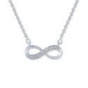 Diamond Accent Infinity Pendant Necklace, 16