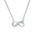 Diamond Accent Infinity Pendant Necklace, 16