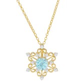 Blue Topaz Snowflake...