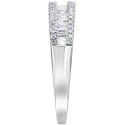 Diamond Baguette & Round Band (1/2 ct.) in 14k White Gold