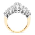 Diamond Horizontal Cluster Ring (2 ct.) in 14k Gold