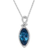 Blue Topaz (4-1/2 ct...