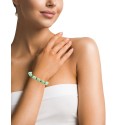 Jade & Chrome Diopside (2-7/8 ct.) Stretch Bracelet