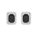 Onyx and Diamond (1/20 ct.) Box Set (Pendant & Earrings)