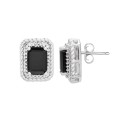 Onyx and Diamond (1/20 ct.) Box Set (Pendant & Earrings)