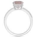 Women's Rose Quartz (1-3/4 ct.t.w.) and Diamond (1/10 ct.t.w.) Ring