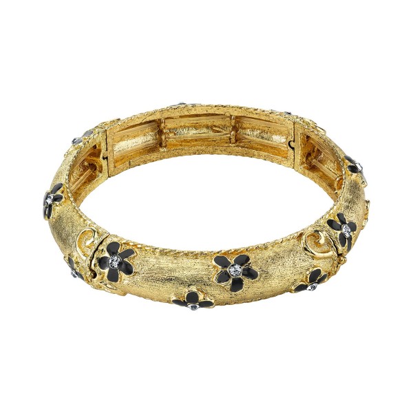 Gold-Tone Stretch Bracelet