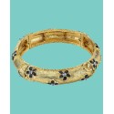 Gold-Tone Stretch Bracelet