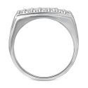 Men's Diamond Cluster Ring (1/2 ct.) or 14k Gold-Plated Silver