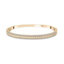 Diamond Textured Bangle Bracelet (1/2 ct.) in Gold Vermeil