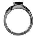 Onyx & Black Diamond (1/8 ct.) Maleficent Ring in Black Rhodium-Plated Sterling Silver