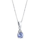 Tanzanite (5/8 ct.) & Diamond Accent 18