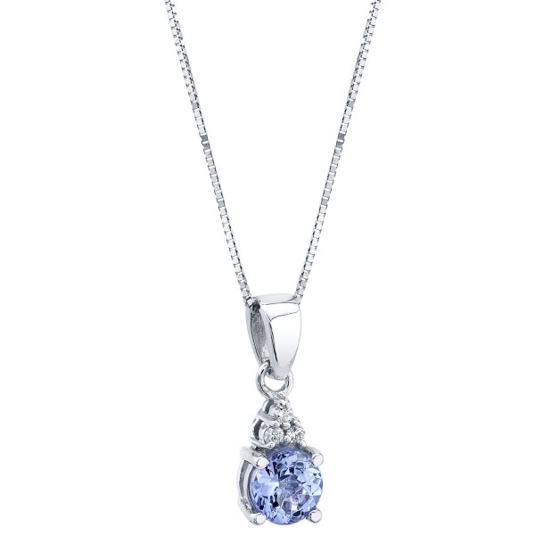 Tanzanite (5/8 ct.) & Diamond Accent 18