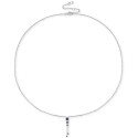 Triple Halo Lariat Necklace in Gold-Plated Silver, 16