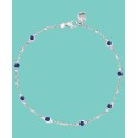 Sapphire & Diamond Link Bracelet