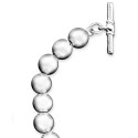 Silver-Tone Bead (8 mm) Bracelet