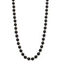 Onyx Bead Necklace (8mm) in 10k Gold