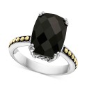 Onyx Statement Ring & 18k Gold