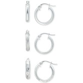 3-Pc. Set Small Hoop...